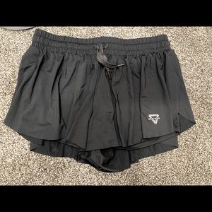 Black Keika Kona flowy shorts